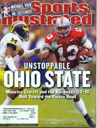 Sports Illustrated December 2, 2002 Maurice Clarett/Ohio State Buckeyes, Michael Vick/Atlanta Falcons - Mr. Excitement, Annika Sorenstam, Indiana High School Basketball, Dirk Nowitzki/Dallas Mavericks