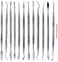 SE Pick Set, 12Pc Stainless Steel Wax Carvers
