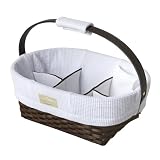 SaraBear Diaper Caddy- White Waffle by SaraBear