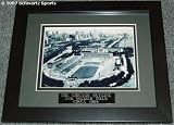 Soldier Field 9x11 Framed & Double-Matted B&W Photo w/Name Plate