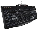 Logitech G105 Gaming-Tastatur schnurgebunden schwarz (deutsches Tastaturlayout, QWERTZ)