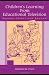 Children's Learning From Educational Television: Sesame Street and Beyond (Routledge Communication Series)