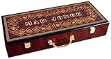 Deluxe Mah Jong Game Set in Elegant Wooden Box