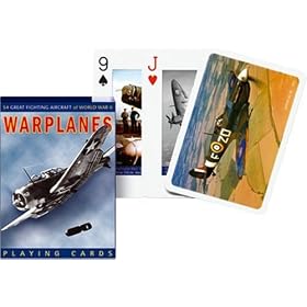 Warplanes WW II Collectibles Poker Playing Cards - Naipes de Poker Coleccionable