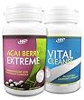 Acai Berry Extreme / Vital Cleanse Colon Cleanse Set - Powerful Weight Loss Diet Pill Combination