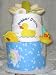 2 Tier Rubber Ducky Baby Diaper Cake