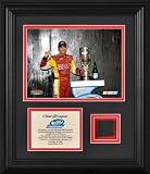 Mounted Memories Clint Bowyer Framed 6x8 2008 Nationwide Champ Photo w/ Tire
