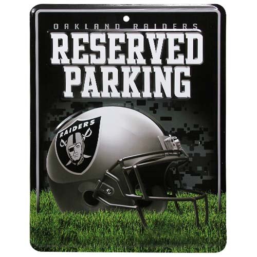 NFL Oakland Raiders Parking Sign