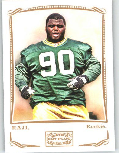 B.J. Raji - RC - Rookie Card - Green Bay Packers - 2009 Topps Mayo Football Card # 23 / NFL Trading Card in Screwdown Case!