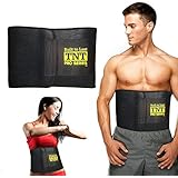 TNT Pro Series Waist Trimmer Weight Loss Ab Belt - Premium Stomach Wrap and Waist Trainer