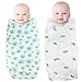 Deep and Sound Sleep with Muslin Baby Swaddle. Cotton Receiving, Swaddle Blanket for Shower, Christmas Gifts.