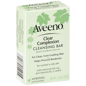 Aveeno Clear Complexion Cleansing Bar, 3.5-Ounce (Pack of 2)