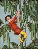 IMAGE OF Wallmonkeys Peel and Stick Wall Decals - Illustration of Jack Climbing the Beanstalk by Elizabeth Colborne - 60