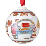 Produkt-Bild: Hutschenreuther 02252-722972-27940 Porzellanweihnachtskugel "Weihnachtsb&auml;ckerei" 2011 im Geschenkkarton