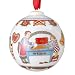 Produkt-Bild: Hutschenreuther 02252-722972-27940 Porzellanweihnachtskugel "Weihnachtsb&auml;ckerei" 2011 im Geschenkkarton