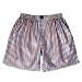  : White Stripes 100% Madras Silk Boxers by Royal Silk - Small