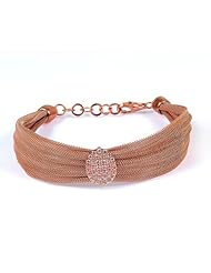 Sterling Silver - Silver & Cubic Zirconium Bracelet