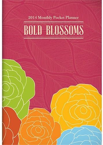 2014 Bold Blossoms MONTHLY POCKET PLANNER