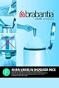Brabantia Smartfix Bin Liners, Size F, 20 Litre Slimline, 40 Bag Dispenser Pack