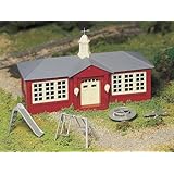 Bachmann Trains School House with Playground Equipment