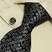 Designer Hand Made Black White Florals Pattern Necktie Cufflinks Set with Gift Box Ties for Him Jacquard Woven Pure Silk Mens Tie and Cuff Links Gift Tie Set S4004