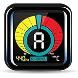 KLIQ UberTuner - Clip-On Tuner for All Instruments - with Guitar, Bass, Violin, Ukulele & Chromatic Tuning Modes