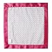 Baby Lovie Fushia Flannel Blanet w/Satin