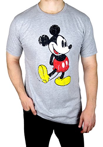 Disney Mickey Mouse Classic Distressed Graphic T-shirt Large