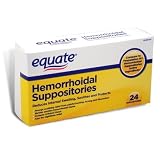 Equate Hemorrhiodal Suppositories, 24 Suppositories , Box