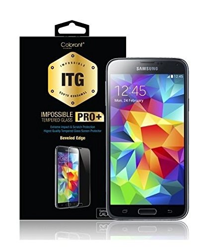 Patchworks Colorant ITG Impossible Tempered Glass Pro Extreme impact Screen Protectors for Samsung Galaxy S5