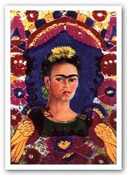 The Frame by Frida Kahlo 24.1875"x16.625" Art Print Poster