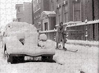 Photo Jigsaw 17x12 (43x30cm) Winter Scenes in London 1955