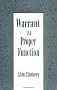 Warrant and Proper Function