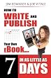 How to Write and Publish Your Own eBook in as Little as 7 Days