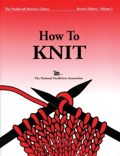 National Needlearts Books How to Knit, Paperback Book