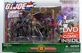 GI Joe Ninja Battles Action Figure 5-Pack w/ DVD & Comic Book