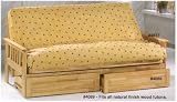 NATURAL FINISH MISSION STYLE FUTON FRAME