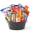 High Energy Snack Food Gift Basket - Great Care Package for College Kids