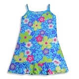 Girlfriends by Anita G Designer Clothes - Toddler Girls Tank Dress, Blue, Pink (Size 2T)