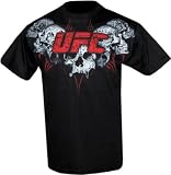 UFC Skull Collar Black T-Shirt (Size=L)