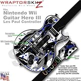 Abstract 02 Blue Skin by WraptorSkinz TM fits Nintendo Wii Guitar Hero III  ....