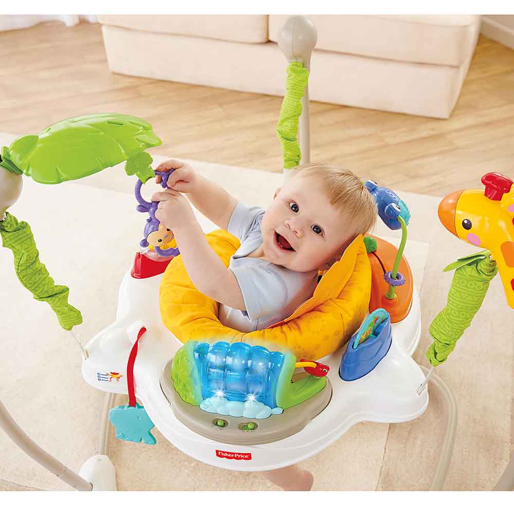 Amazon.com : Fisher-Price Jumperoo: Rainforest Friends : Stationary Stand  Up Baby Activity Centers : Baby