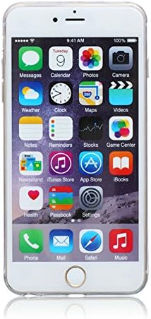 Dealzip limited® Slim Fit Ultra Thin Flexible Soft TPU Gel Back Case Cover for Apple iPhone 6 Plus 5.5 Inch (Tribal Paisley/Transparent)