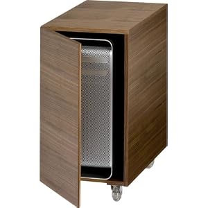  Sequel Mobile CPU Cabinet in Natural Walnut 