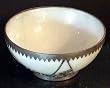 Handmade Decorative Jade Bowl With Silver Dragon And Phoenix Design