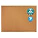 Quartet Cork Board, Bulletin Board, 2' x 1.5' Corkboard, Oak Finish Frame (301)