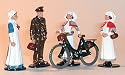 W Britain, Queen Alexandra's Royal Army Nursing Corps (Britains Set Number 41033)