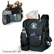 Connecticut Huskies - UConn Turismo Insulated Day-Trip Backpack with Bottle - Black w/Digital Print