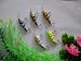 5pcs Fish Shape Multi Jointed Fishing Hard Lure Bait Hooks D202