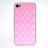 Gekiten Softbank au iPhone 4 4S Quilt Diamond Pink 【アイフォン 4 4S対応 キルト ダイヤモンド 菱形 ケース】 ピンク 桃 CASEIH4S-QuiltDiamond-PK pink diamond